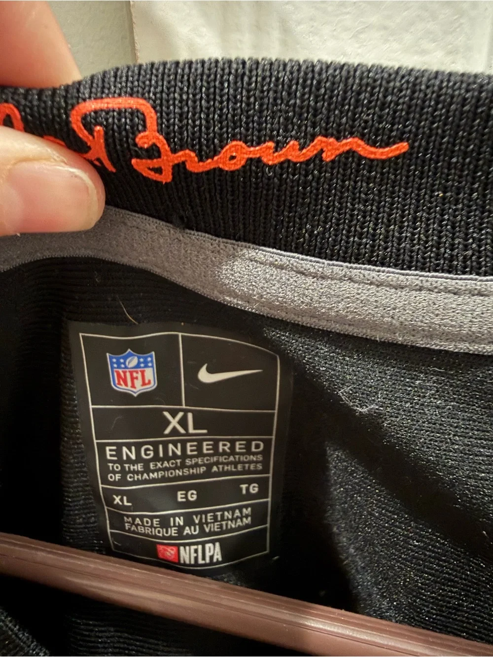 Authentic Nike Tee Higgins Black Cincinnati Bengals Game Player Jersey